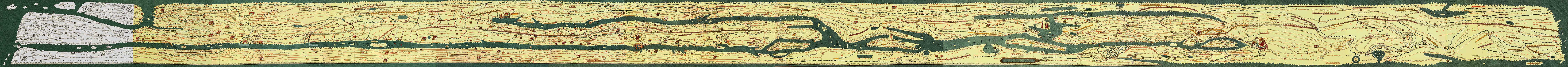 Реконструкция Пейтингеровой таблицы, сделанная Конрадом Миллером в 1887 году